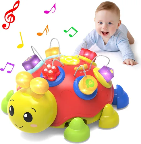 Miniatura 8 de Juguetes de gateo para bebés de 6-12 meses, juguete musical de mariquita gateadora para bebés de 0-3-6 7 8 9 10 12-18 meses, juguetes educativos