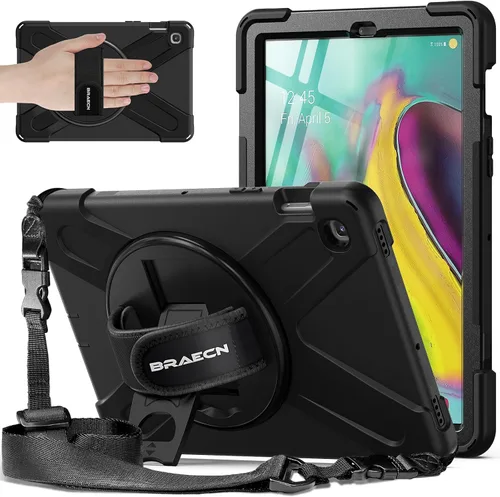 BRAECNstock Para Samsung Galaxy Tab S5e Funda 10.5 Pulgadas 2019 (SM-T720/T725/T727) Con Protector De Pantalla Soporte De Lápiz Soporte