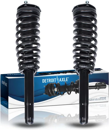 Miniatura 45 de Detroit Axle - 4WD 2 puntales delanteros para Nissan TITAN Pathfinder Armada INFINITI QX56 puntales completos con muelles helicoidales de reemplazo