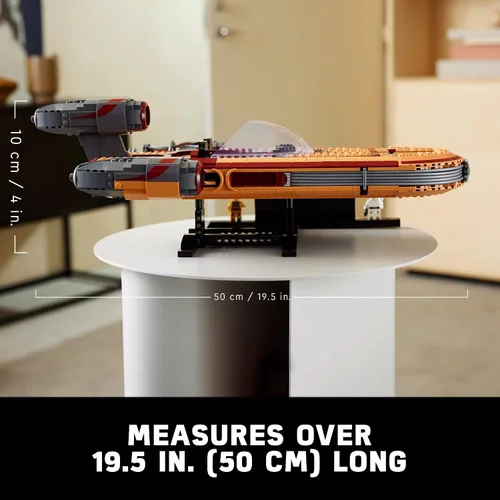Miniatura 5 de LEGO Star Wars Luke Skywalker's Landspeeder 75341, kit de construcción Ultimate Collector Series Star Wars para adultos, incluye sable de luz Luke