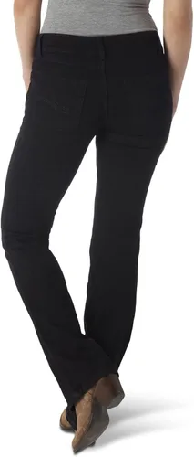 Miniatura 2 de Wrangler Western - Jeans elásticos de tiro medio para mujer, Azul