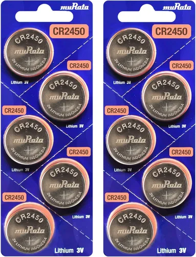Miniatura 9 de Murata Batería CR2450 3V Litio Moneda Celda - Reemplaza Sony CR2450 (2 Baterías)