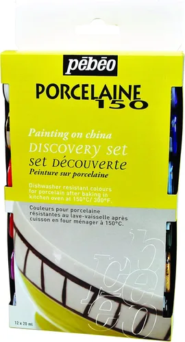Miniatura 15 de Pebeo Porcelaine 150, Pintura China, Botella 1.5 fl oz - Blanco Perla