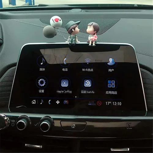 Miniatura 2 de Aphro Lindos adornos para parejas, decoración de automóvil, lindos dibujos animados para parejas, decoración de tablero de instrumentos de automóvil