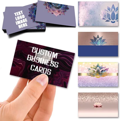 Miniatura 19 de Titular de la tarjeta de visita personalizada Titular de la tarjeta de visita de cuero personalizado Logo/Nombre Titular de la tarjeta de visita