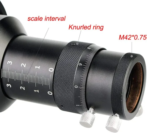 Miniatura 3 de SVBONY SV106 Alcance de guía con buscador de enfoque helicoidal y alcance de guía de uso múltiple para telescopio astronómico (50mm)