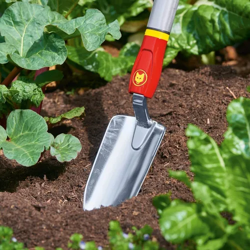 Miniatura 3 de Wolf-Garten LUSM - Paleta de mano multicambio para cultivo, color rojo, 15.4 x 1.2 x 1.2 in