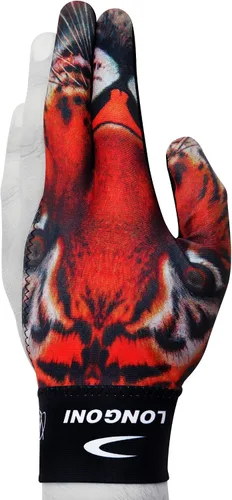Miniatura 2 de LONGONI GUANTE CUE DE Billar Tiger para mano izquierda
