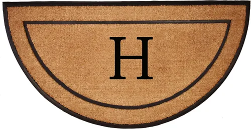 Miniatura 26 de Home & More Calloway Mills - Felpudo con monograma de medio círculo, letra (M, 24 x 36 pulgadas)