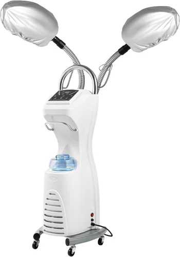 Miniatura 14 de Vaporizador profesional para peluquería para uso en el hogar, 110 V con capucha y temporizador de 0 a 99 minutos, altura ajustable, 4 niveles