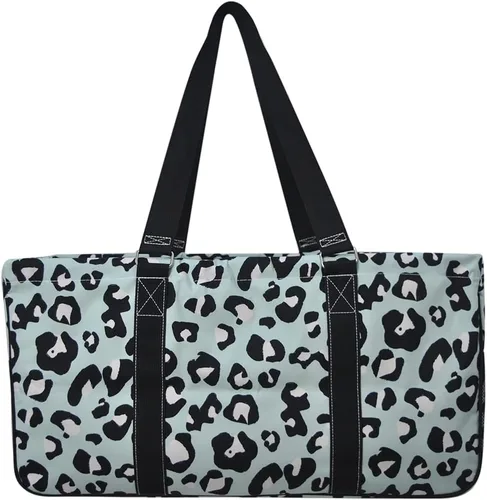 Miniatura 205 de NGIL Bolsa de comestibles reutilizable extra grande plegable de gran tamaño para comestibles, almacenamiento, picnic, playa, Bronco-negro occidental