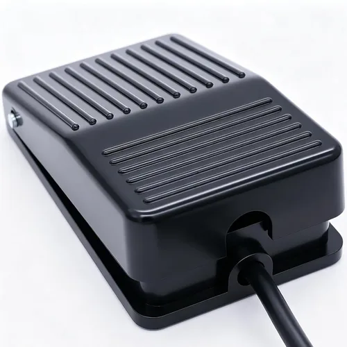Miniatura 2 de Twidec /10A 250VAC momentáneo antideslizante plástico pedal interruptor SPDT NO NC manos libres negro interruptor de pie para CNC industrial con 3.3