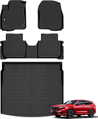 Miniatura 37 de VIWIK Alfombrillas de Piso para Kia Sorento de 7 asientos 2016-2020 S/L/LX/EX/SX/SX Limited, Alfombrillas de Coche Automotrices 3D Antideslizantes