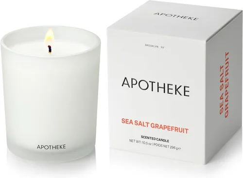 Miniatura 41 de Apotheke Velas perfumadas exclusivas para el hogar, lavanda Hinoki, 10.5 onzas, cera de soja, no tóxica, tarro grande blanco, velas de lujo regalos