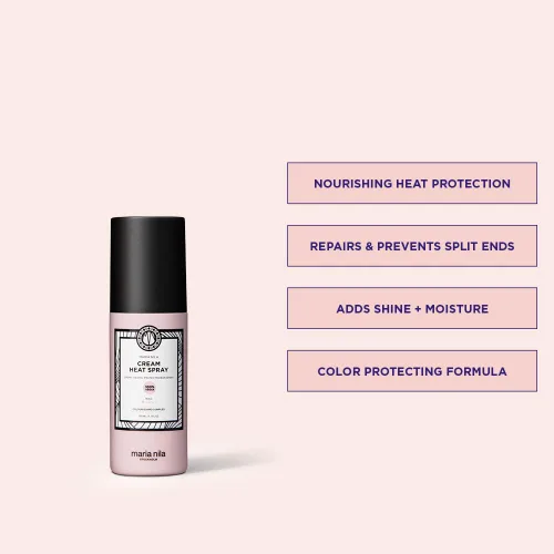 Miniatura 2 de Maria Nila Cream Heat Spray, Rebuilds Damaged Hair, Adds Moisture & Prevents Split Ends, 100% Vegan & Sulfate/Paraben free, 5.1 Fl Oz