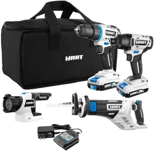 Kit combinado de 4 herramientas inalámbricas de 20 V