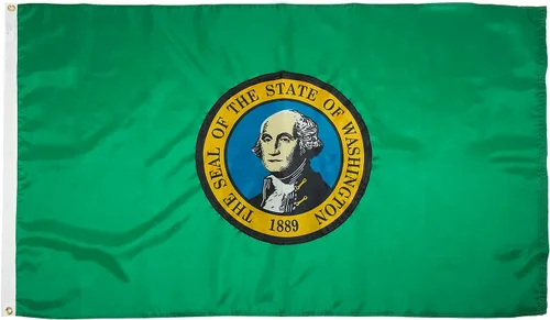 Miniatura 18 de FlagSource Bandera del estado de nailon de Iowa, fabricada en los Estados Unidos, 4 x 6 pies Iowa 4x6