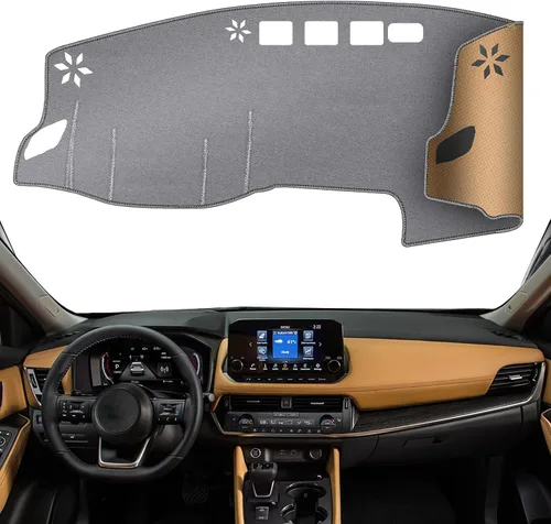 Miniatura 25 de Alfombrilla Protectora para Salpicadero Compatible con Nissan Altima 2012-2007 (Código de Cuerpo L32, Sin Modelos HUD), Alfombrilla Antirreflejos