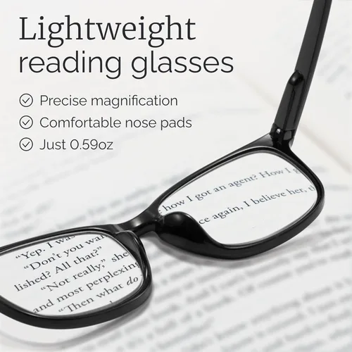 Miniatura 4 de CCVOO Gafas de lectura para mujeres/hombres, lentes, lectores de luz azul para mujeres/hombres, anteojos de computadora, tramposos C 3 Pack Mix