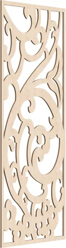 Miniatura 25 de Bridgewater - Paneles de pared decorativos de madera con calado, 9 3/8 pulgadas de ancho x 24 3/8 pulgadas de alto x 1/4 de alto, nogal