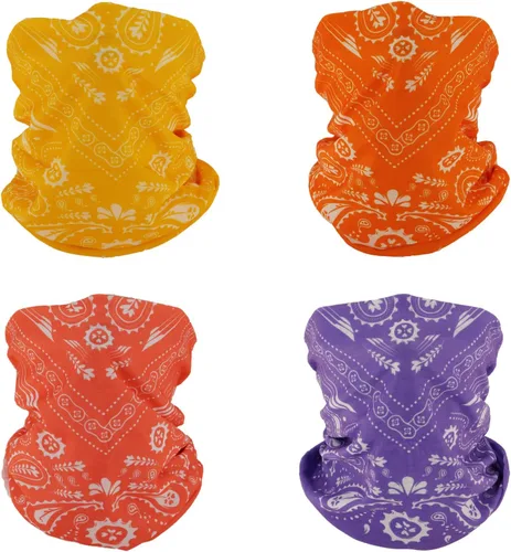 Miniatura 20 de 4 bandanas multiusos para mujeres y hombres