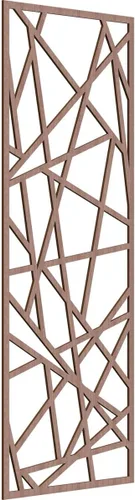 Miniatura 13 de Conway Paneles de pared decorativos de madera con calado, 9 3/8 pulgadas de ancho x 24 3/8 pulgadas de alto x 1/4 de alto, aliso