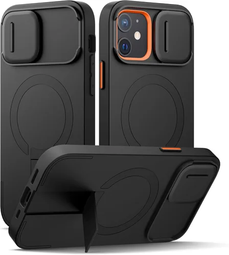 Miniatura 17 de SURITCH - Funda para iPhone 17 Pro Max con cubierta de control de cámara, cubierta para cámara y soporte ajustable, compatible con MagSafe, a prueba
