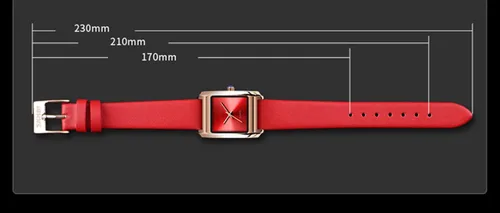 Miniatura 6 de MASTOP Relojes de pulsera de lujo para mujer, correa de cuero fina, resistente al agua, con correa de cuero