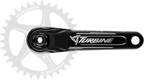 Race Face CK22TUR136ARM170BLK - Turbina unisex con manivelas de 5.354 in y 6.693 in, color negro | bike-cranksets-and-accessories