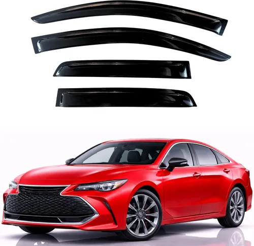 Miniatura 173 de KPY Visor de ventana compatible con Hyundai Tucson 2021-2025, 4 piezas de deflector de ventilación para ventana lateral, estilo Mugen, protector