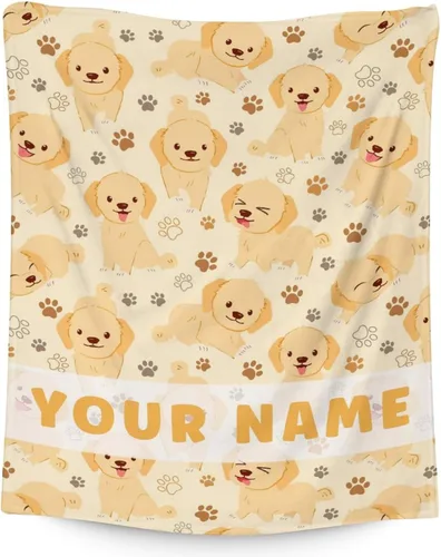 Miniatura 14 de Golden Retriever - Manta de regalo – 30 x 40 pulgadas, bonita manta de perro para amantes de los perros, niños, niños y niñas, mantas suaves