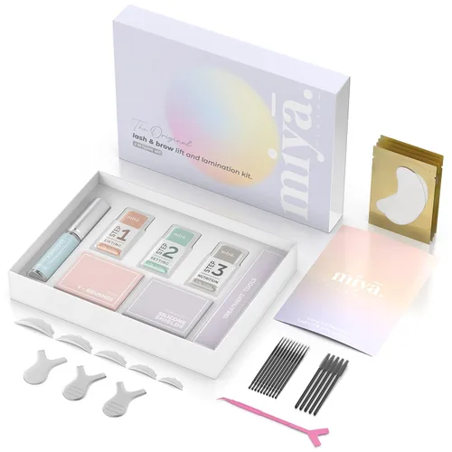 Miniatura 8 de MIYA LASH Kit de elevación de pestañas y laminación de cejas 2 en 1 Cejas más llenas al instante, pestañas Resultado de salón que dura 8 semanas