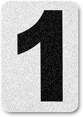 Miniatura 12 de Despegar y pegar individuales, números y letras de aluminio reflectantes, se adhiere al hormigón, madera, metal, azulejos, ladrillo, vidrio