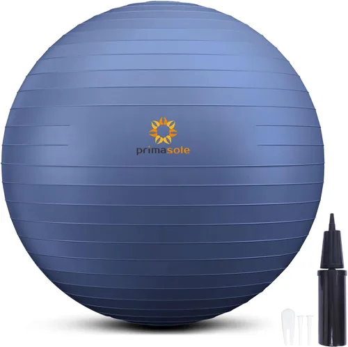 Miniatura 8 de Primasole Pelota de ejercicio para equilibrio, estabilidad, fitness, entrenamiento, yoga, pilates en casa, oficina y gimnasio, pelota de parto