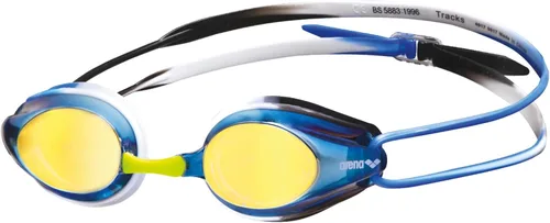 Miniatura 9 de Arena Tracks Gafas de natación unisex para adultos esenciales para carreras competitivas de natación, aprobadas por FINA, con lente antiniebla