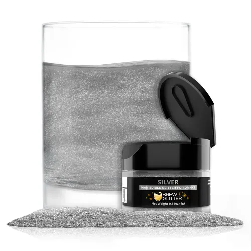 Miniatura 31 de Brew Glitter - Purpurina comestible para bebidas, cócteles, cerveza, adornar bebidas Certificado Kosher y Halal 100% comestible y de grado Azul