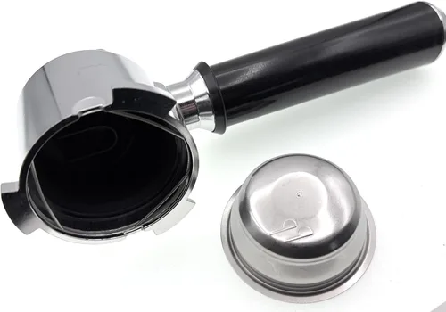 Miniatura 2 de Conjunto de mango de filtro portafiltro de sumidero 5513200369 con cesta de filtro de 2 tazas para Delonghi Dedica Espresso EC680, EC685, EC695