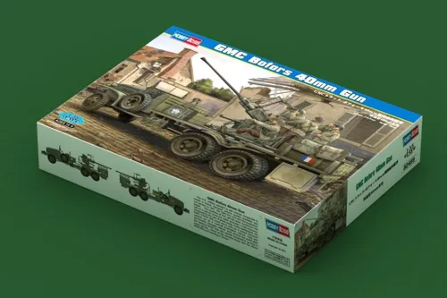 Miniatura 2 de Hobby Boss GMC Bofors - Kit de construcción de modelo de vehículo de pistola de 1.575 in