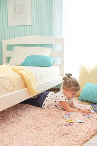 Miniatura 2 de Naturepedic Colchón orgánico 2 en 1 para niños, colchón nido individual con parte superior acolchada y capa impermeable, firme para niños