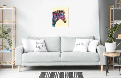 Miniatura 4 de Ravensburger CreArt Funky Zebra - Pintura por números para adultos, kits de manualidades para adultos y niños a partir de 12 años