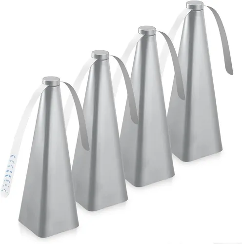 Miniatura 7 de Treva Ventilador de insectos, disuasorio de moscas con cuchillas holográficas para limpiar insectos, mosquitos y moscas, ventilador de mosca Plateado