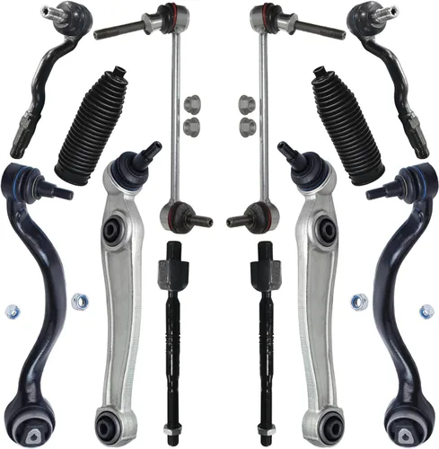 Miniatura 104 de Detroit Axle - Kit de suspensión delantera de 12 piezas para Mercury Grand Marquis Ford Crown Victoria Town Car 2003-2011, 2 brazos de control