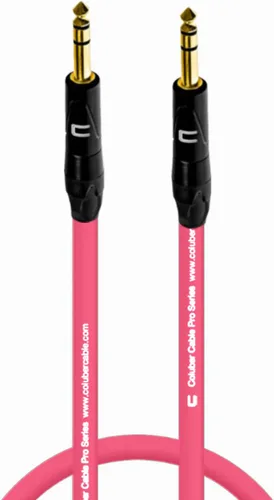 Miniatura 40 de Cable TRS de 1/4 pulgadas, 1/4 pulgadas TRS a 1/4 pulgadas (6.35mm) estéreo balanceado, de conector macho a conector macho para altavoces