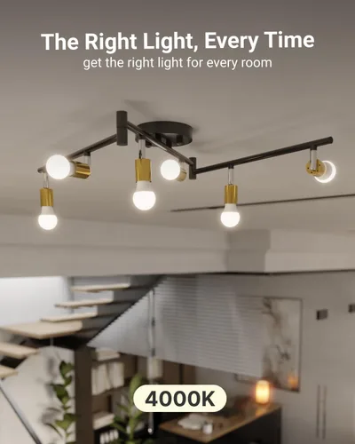 Miniatura 5 de Sunco 24 paquete de bombillas LED GU24 A19, bombillas de 2 puntas, 800 LM, 9 W (equivalente a 60 W), 4000 K blanco frío, regulable, base GU24