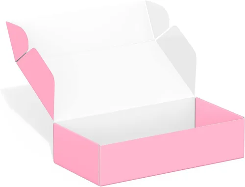 Miniatura 28 de Paquete de 50 cajas de envío pequeñas de cartón, cajas de estraza, cajas de regalo (4 x 6 x 2 pulgadas, color blanco)