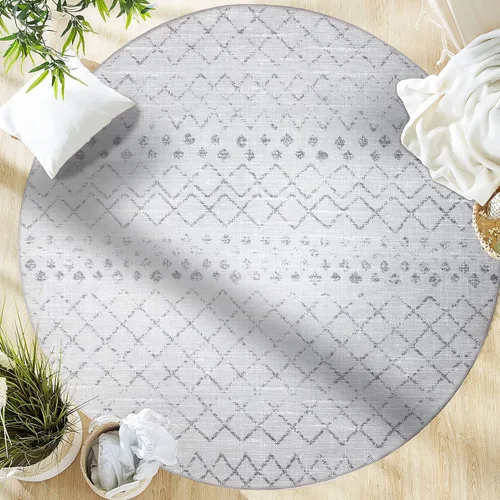 Miniatura 36 de GLN Rugs Contemporary Collection - Alfombra de felpilla lavable a máquina, contemporánea, antideslizante, de pelo corto, alfombra de felpilla