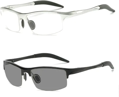 deportes ciclismo lente completa gafas de lectura hombres presbicia hipermetropía gafas de transición sol fotocromático gafas de sol lector