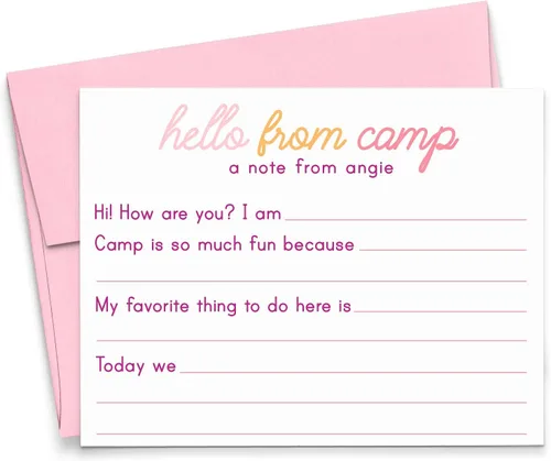 Miniatura 11 de Papelería personalizada para niños para niños, tarjetas de notas planas, lindo papelería para niño con juego de sobres, tarjetas de notas Hola desde