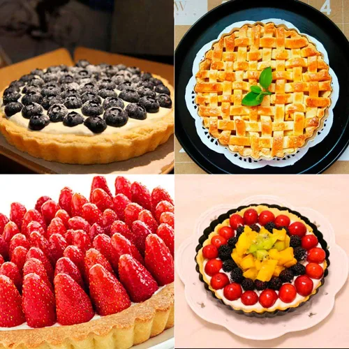 Miniatura 7 de Gutsdoor Sartén para tartas de 12 pulgadas con parte inferior extraíble, antiadherente, redondos, para hornear y cocinar