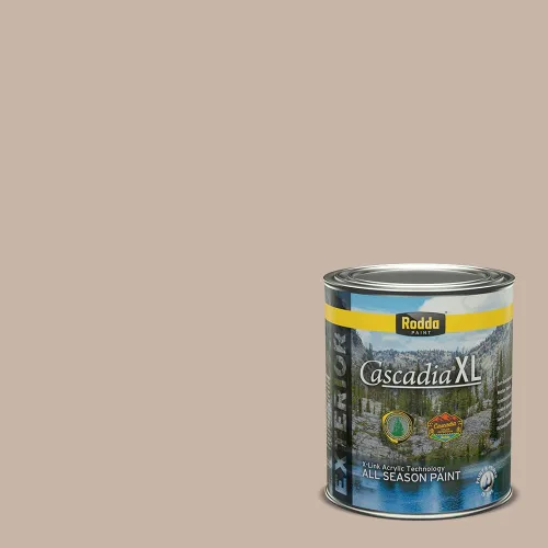 Miniatura 180 de Rodda Paint CASCADIA XL Pintura e imprimación satinada exterior en uno, cuarto de galón, abulón